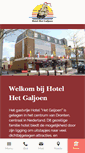 Mobile Screenshot of hotelhetgaljoen.nl